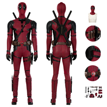 Deadpool 3 Ryan Reynolds Cosplay Costume Superhero Deadpool Halloween Suit BEcostume